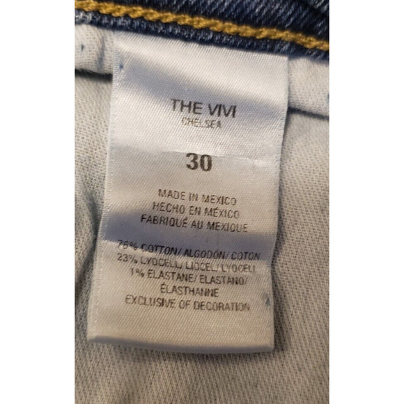 Favorite Daughter Womens The Vivi High Rise Long Straight Chelsea Jeans Size 30 - Picture 13 of 15